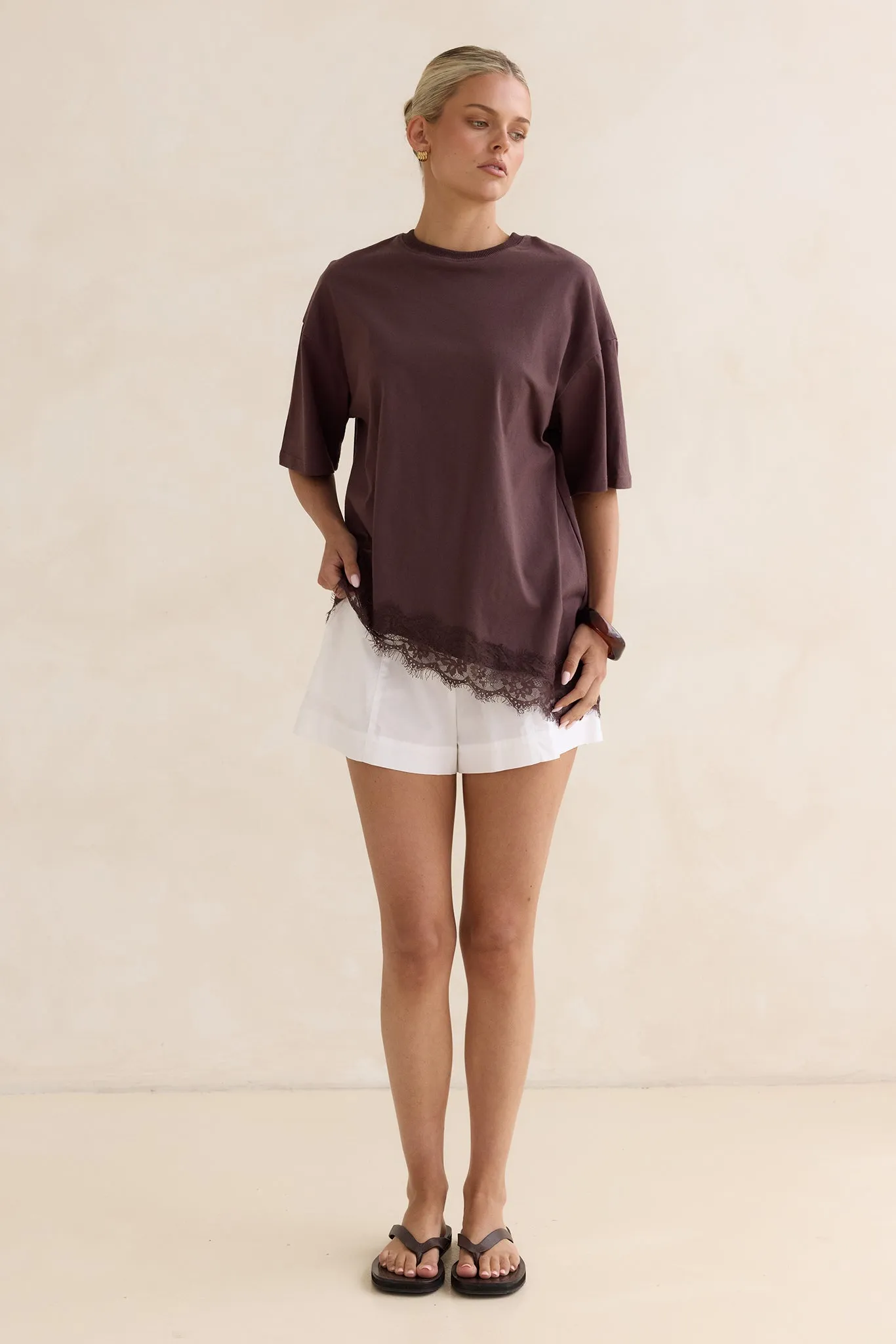 Nora Tee (Chocolate) sold by Runway Scout product image thumbnail 4