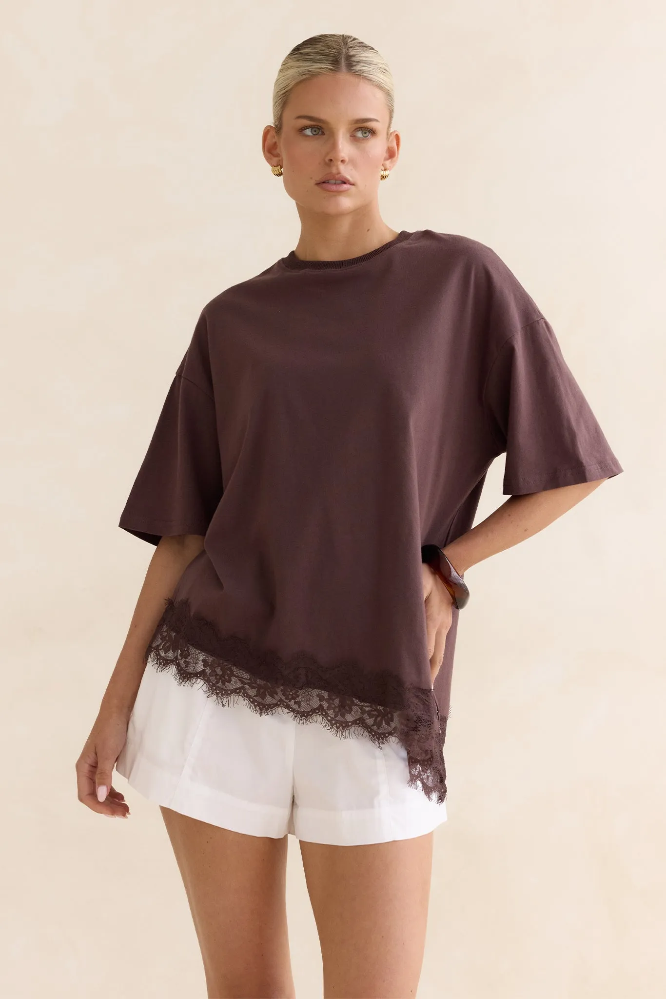 Nora Tee (Chocolate) sold by Runway Scout product image thumbnail 2