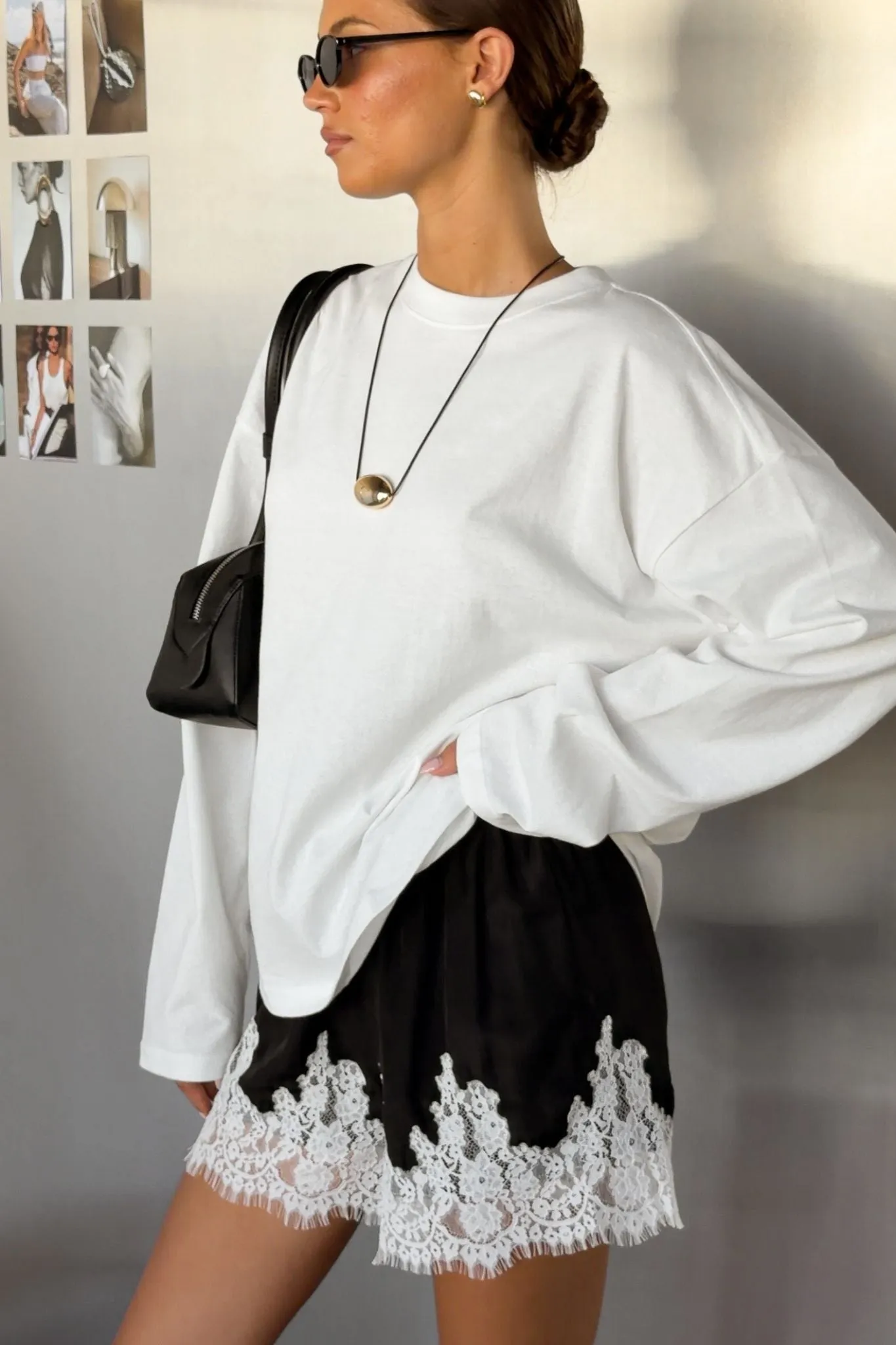 Cody Lace Short (Black) sold by Runway Scout product image thumbnail 2
