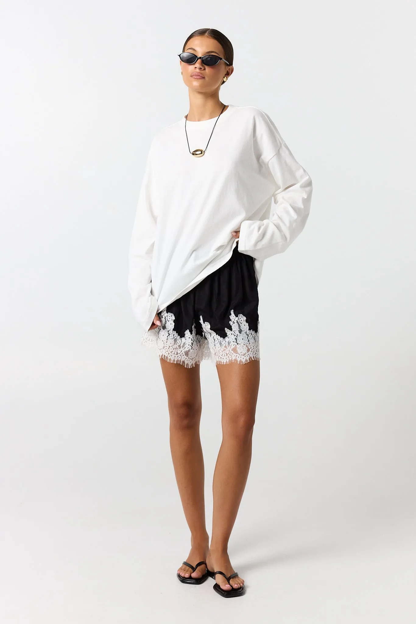 Cody Lace Short (Black) sold by Runway Scout product image thumbnail 4