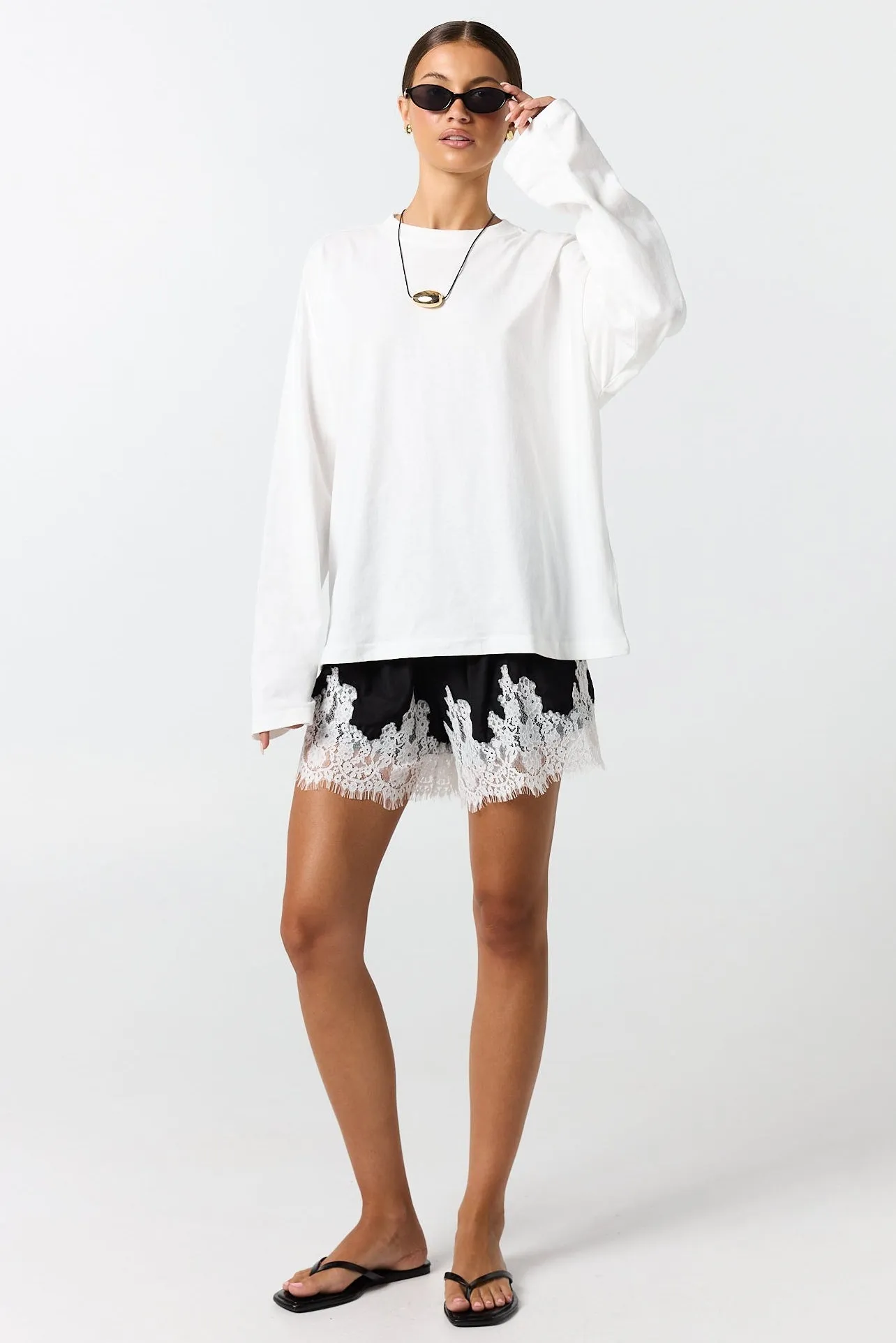 Cody Lace Short (Black) sold by Runway Scout product image thumbnail 5