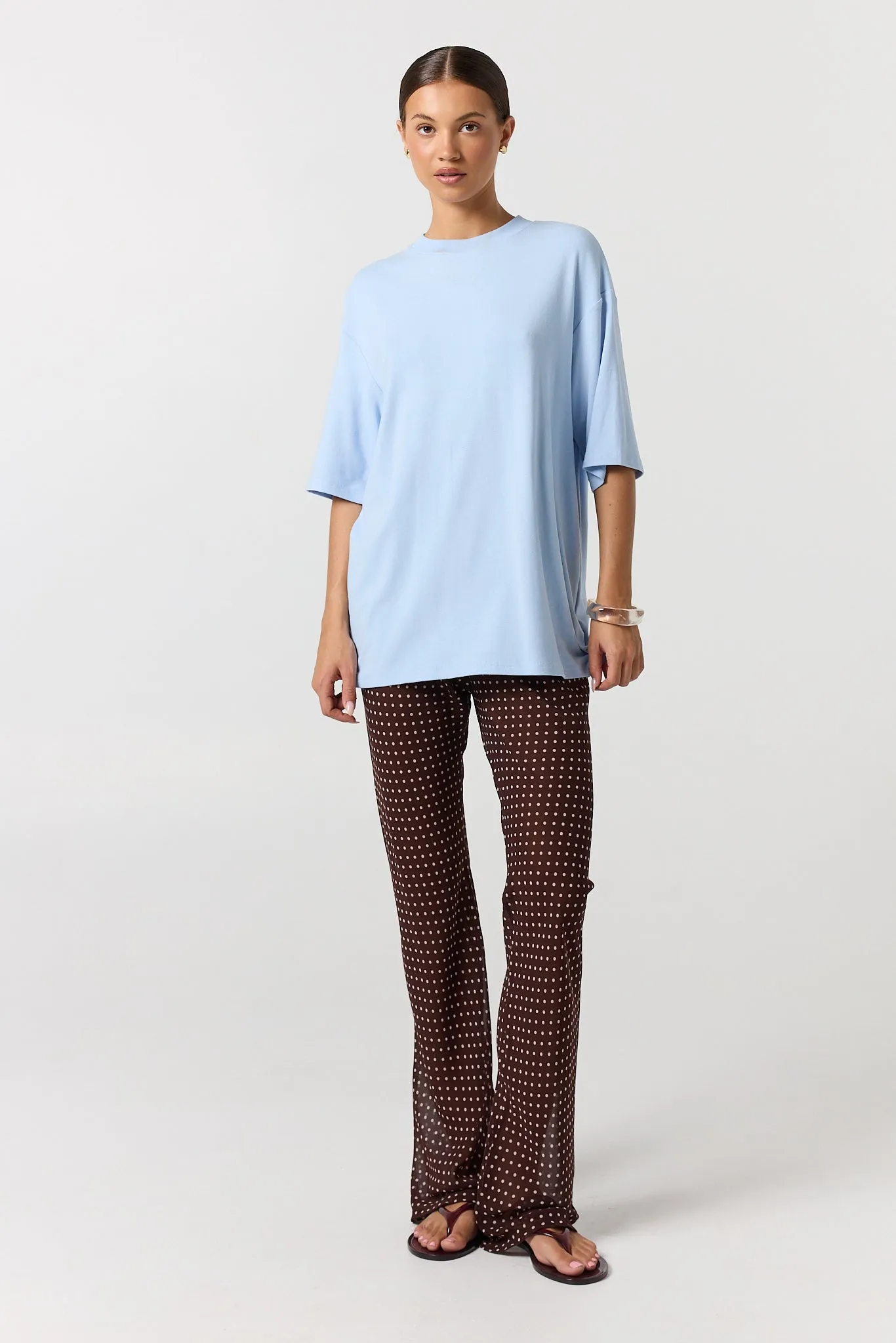 Zoe Pant (Choc Micro Polka) sold by Runway Scout product image thumbnail 2