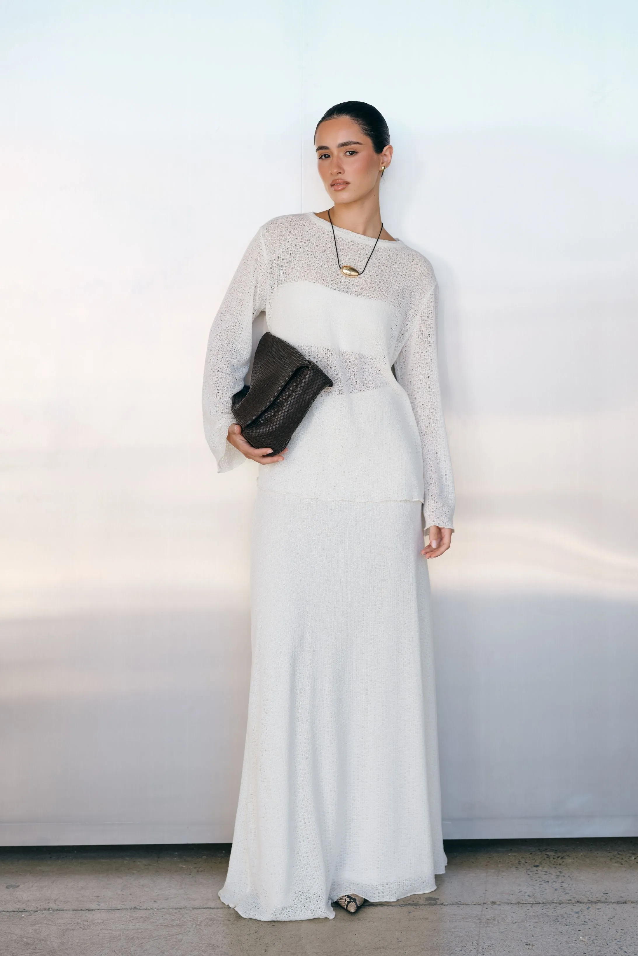 Goldie Knit Set (Cream) sold by Runway Scout product image thumbnail 2