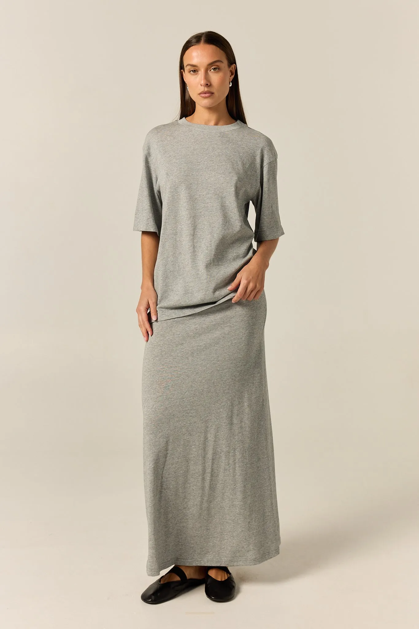 Noa Belted Tee (Grey) sold by Runway Scout product image thumbnail 4