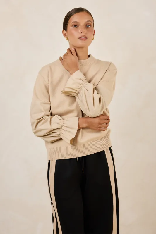 Maverick Top (Beige) made by Runway Scout