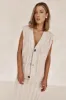 Caleigh Knit Vest (Beige) sold by Runway Scout