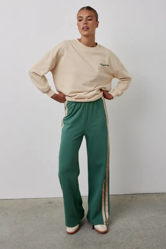 Matcha Club Sweatpants Set (Green) sold by Runway Scout