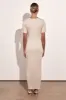 Isha Maxi Dress (Beige) sold by Runway Scout