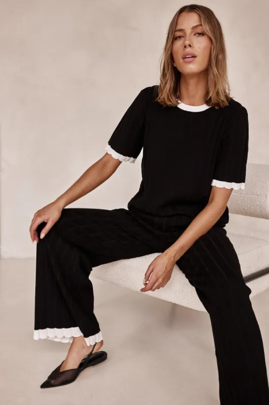 Henny Knit Top (Black) sold by Runway Scout