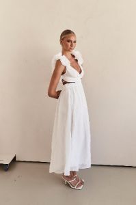 Luana Maxi Dress (White) sold by Runway Scout