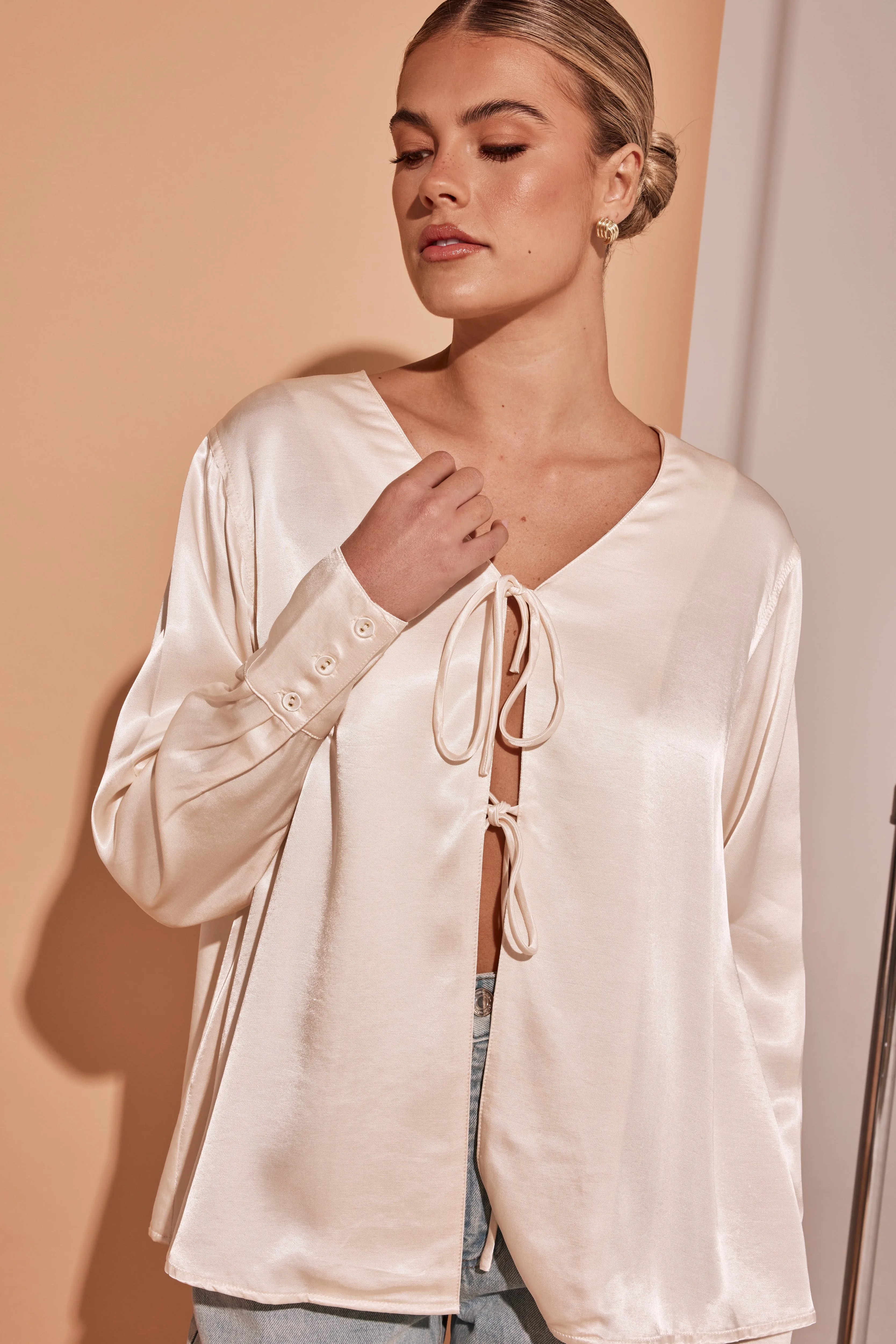 Esme Top (Cream) sold by Runway Scout product image thumbnail 5