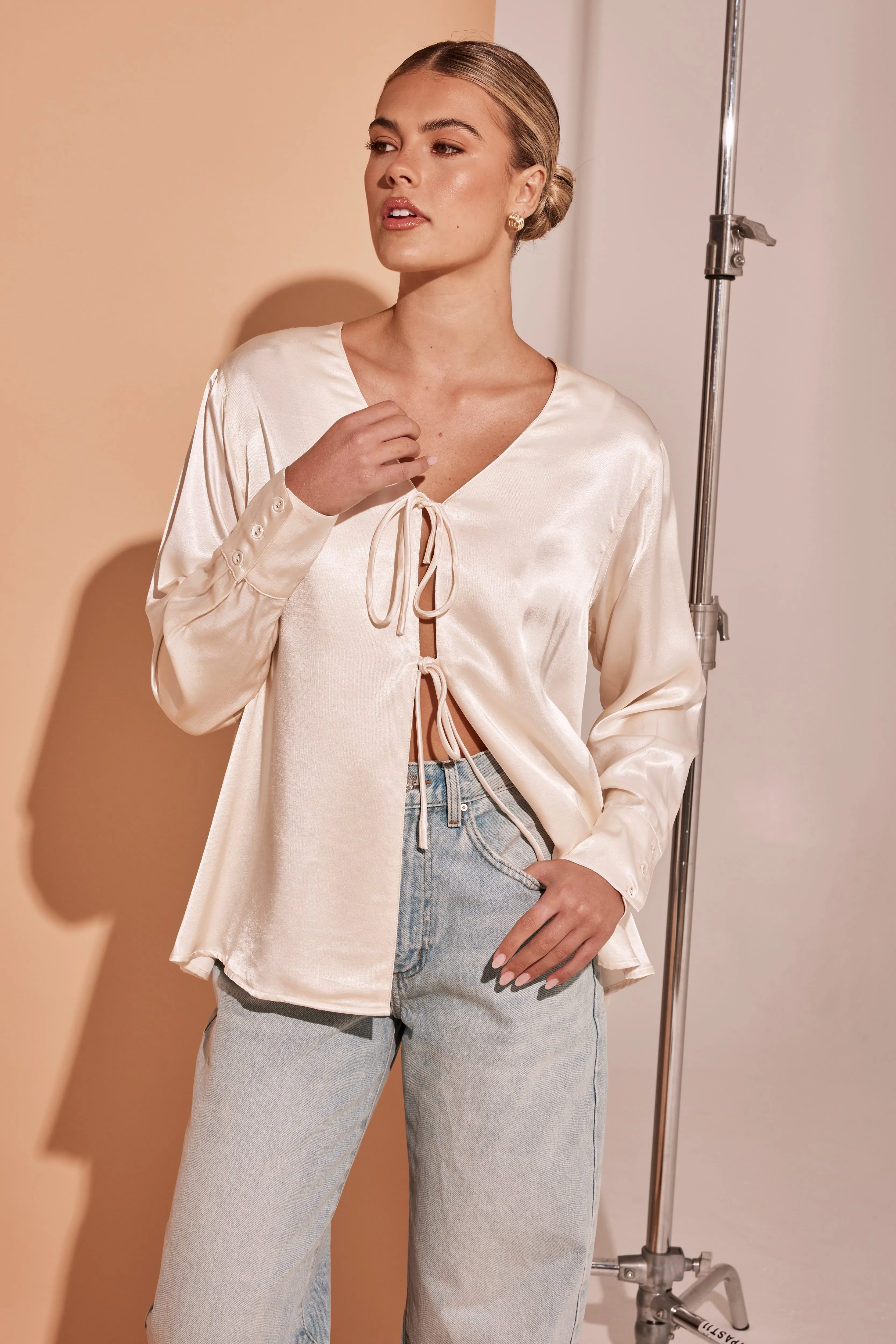 Esme Top (Cream) sold by Runway Scout product image thumbnail 3