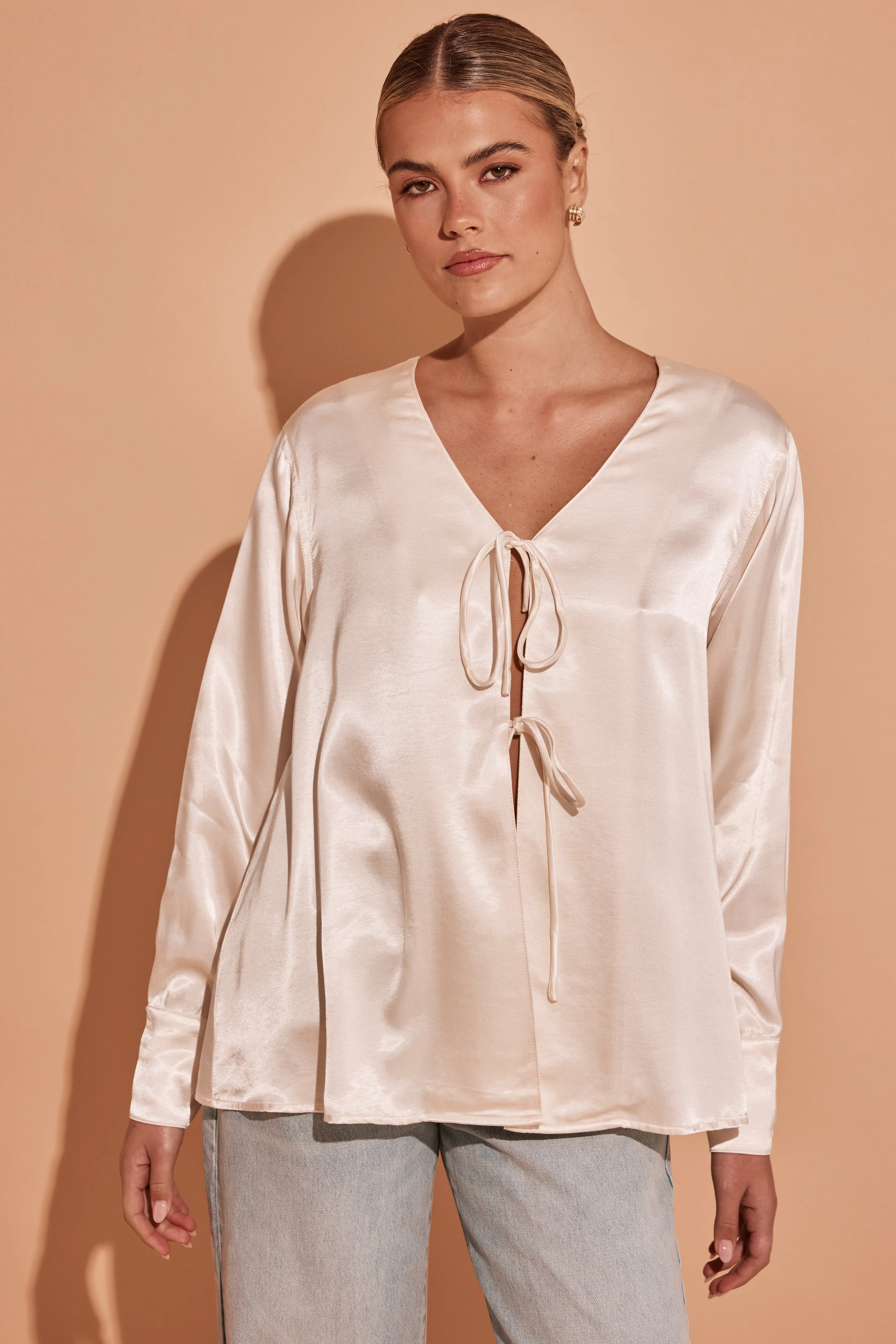 Esme Top (Cream) sold by Runway Scout product image thumbnail 4