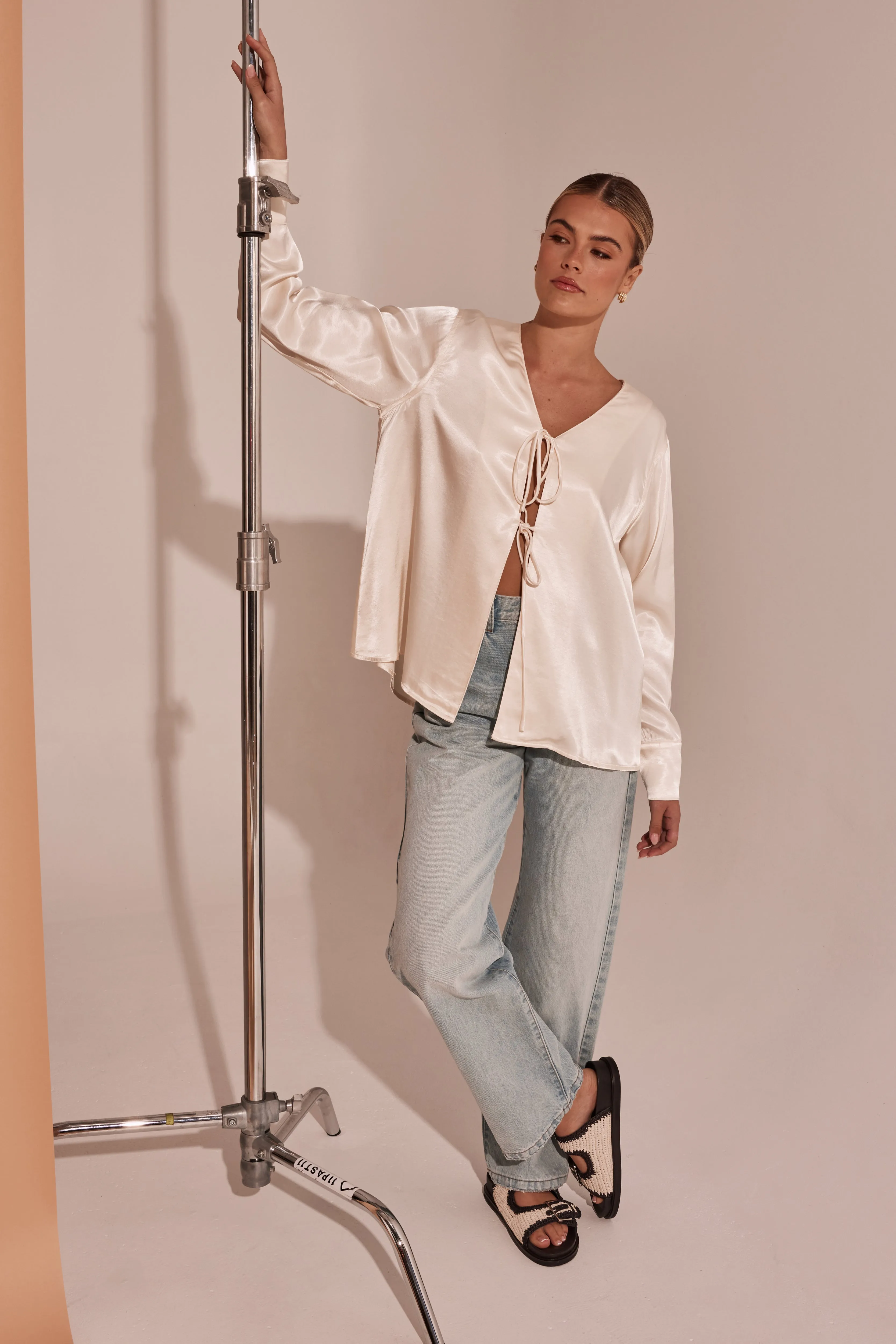 Esme Top (Cream) sold by Runway Scout product image thumbnail 2