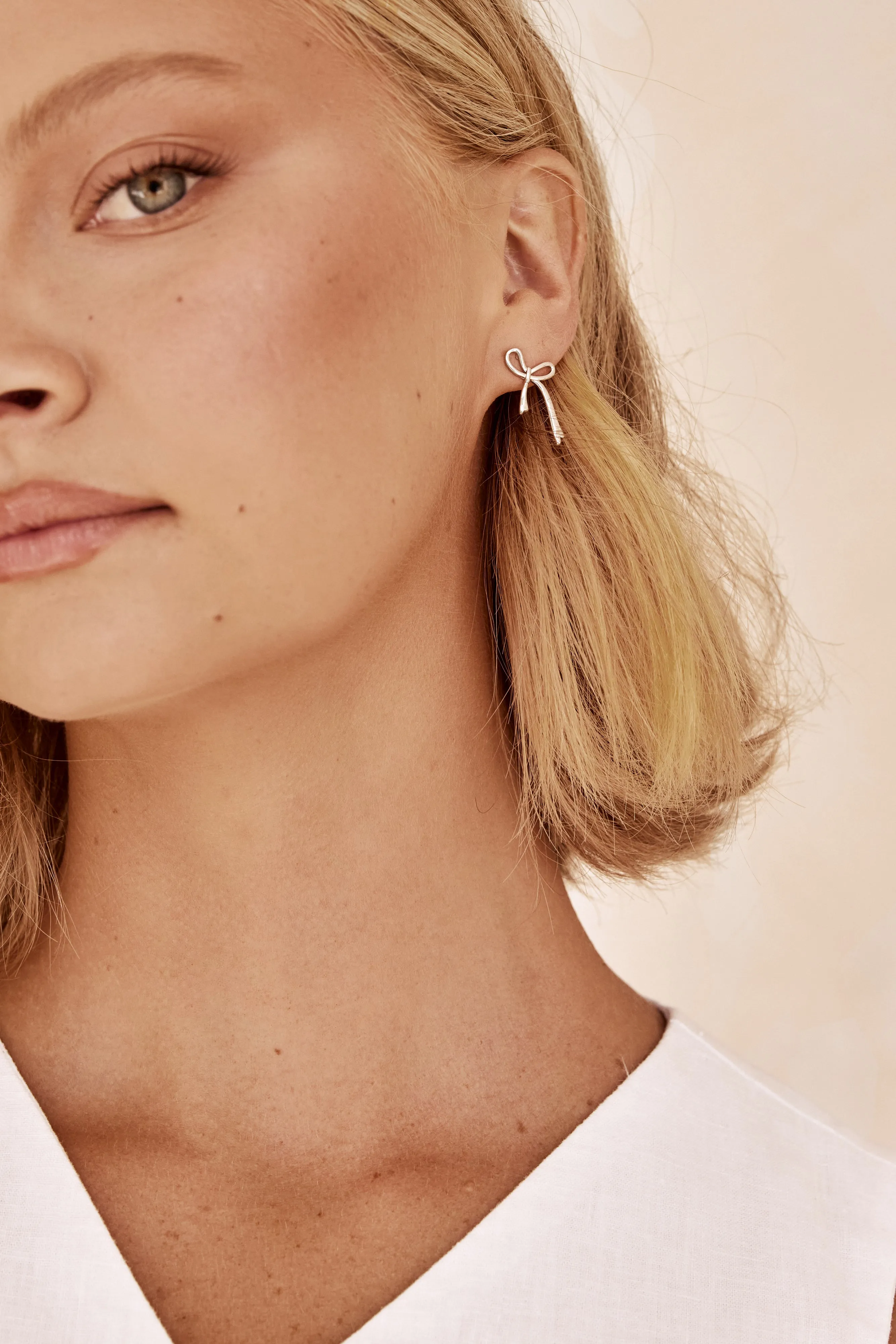 Ollie Earrings (Silver) sold by Runway Scout product image thumbnail 3