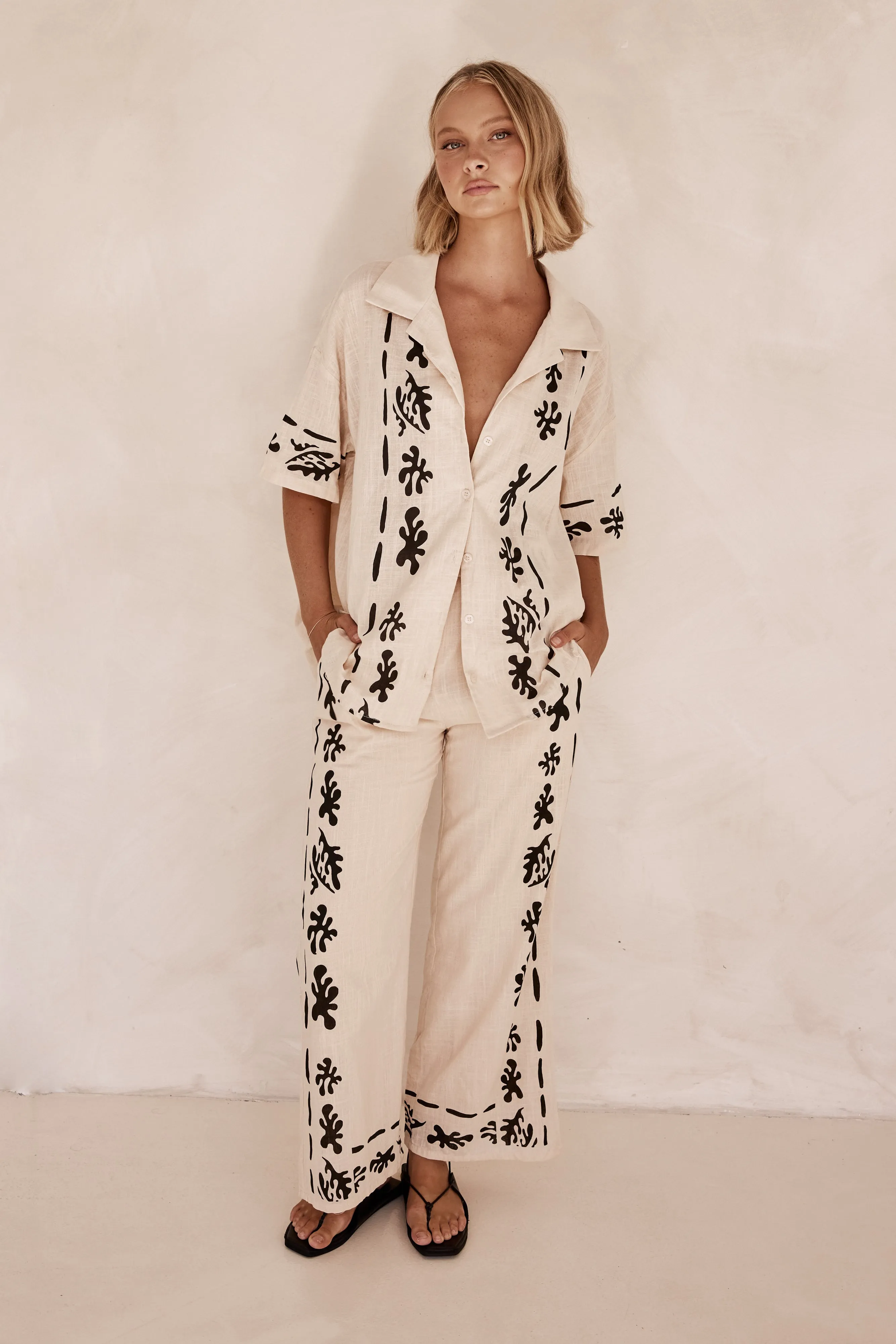 Fiji Shirt (Cream) sold by Runway Scout product image thumbnail 2