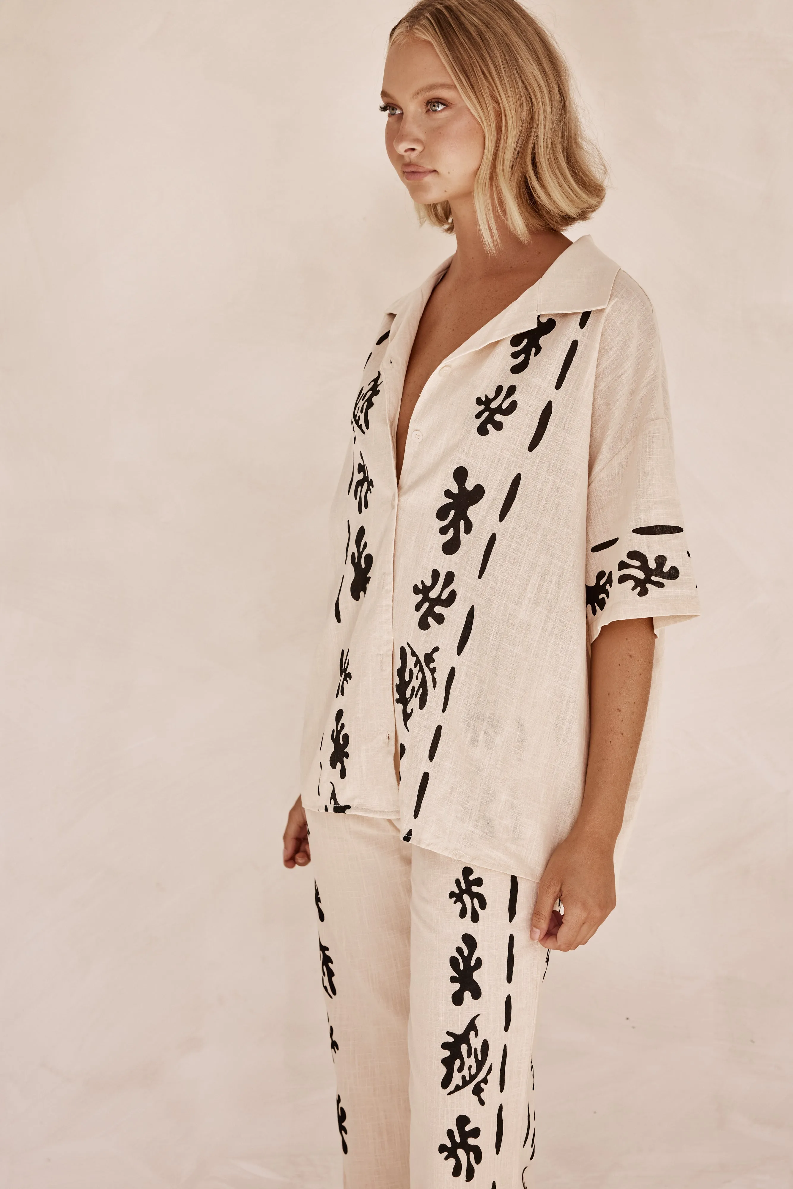 Fiji Shirt (Cream) sold by Runway Scout product image thumbnail 4