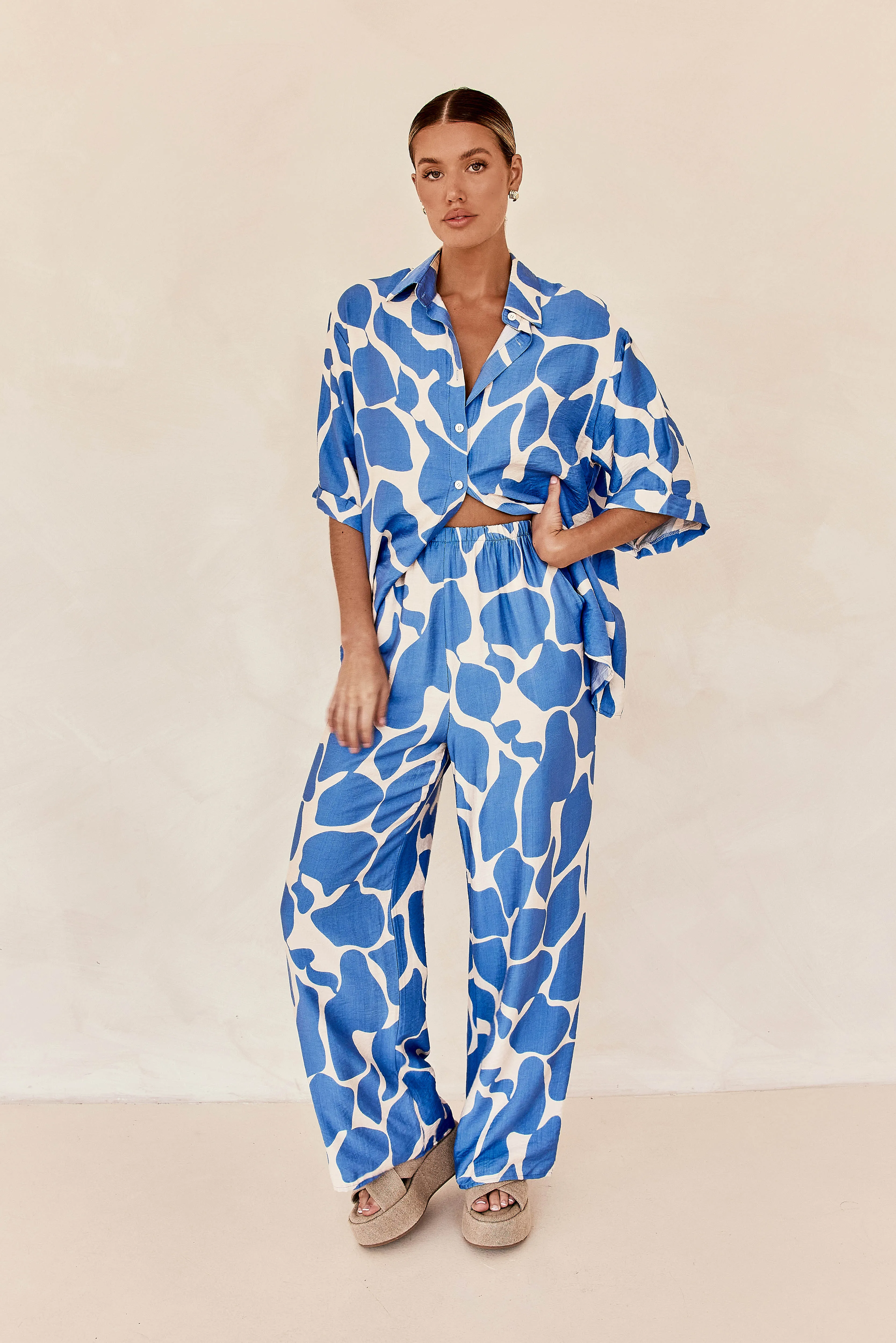 Hallie Set (Blue) sold by Runway Scout