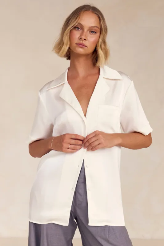 Jenkins Shirt (Cream) sold by Runway Scout