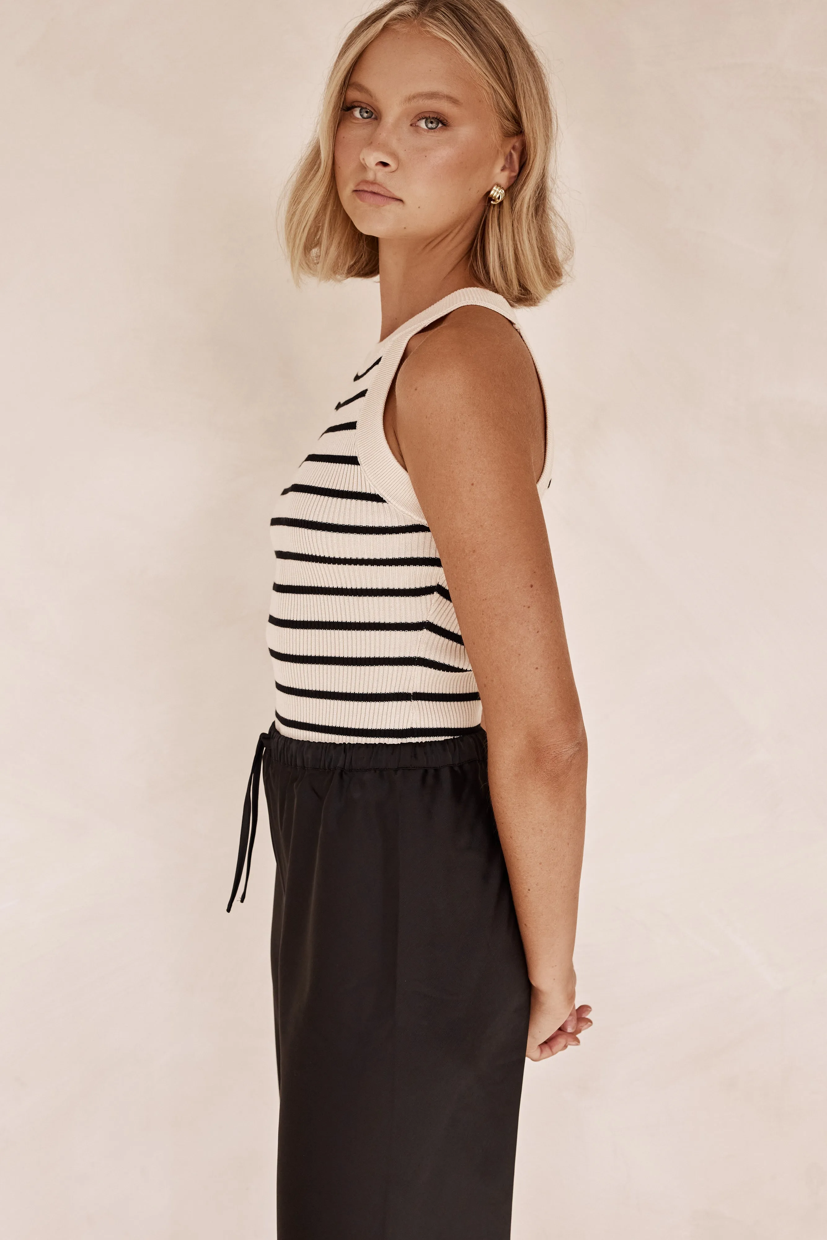 Landen Knit Top (Beige) sold by Runway Scout product image thumbnail 5