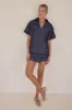 Reece Denim Shirt (Blue) sold by Runway Scout
