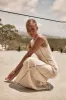 Blane Ribbed Maxi Dress (Cream) sold by Runway Scout