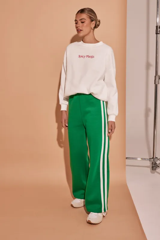 Imani Pants (Green) sold by Runway Scout