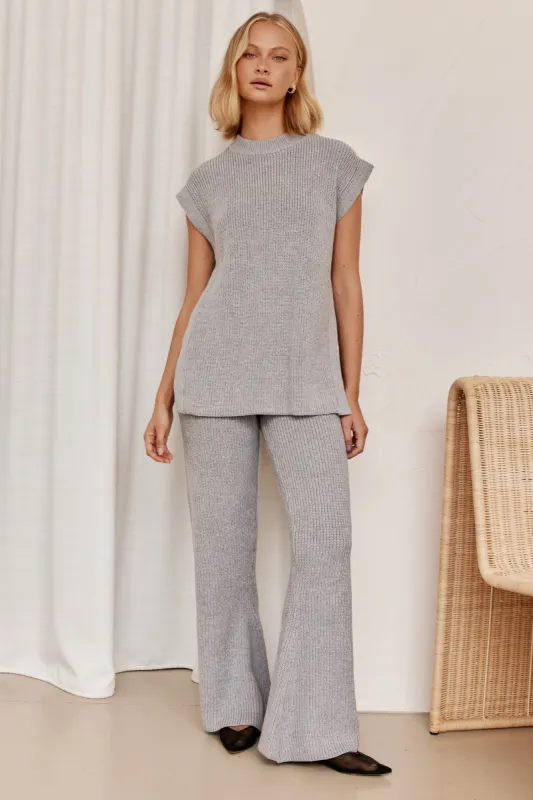 Finn Knit Pant (Grey) sold by Runway Scout