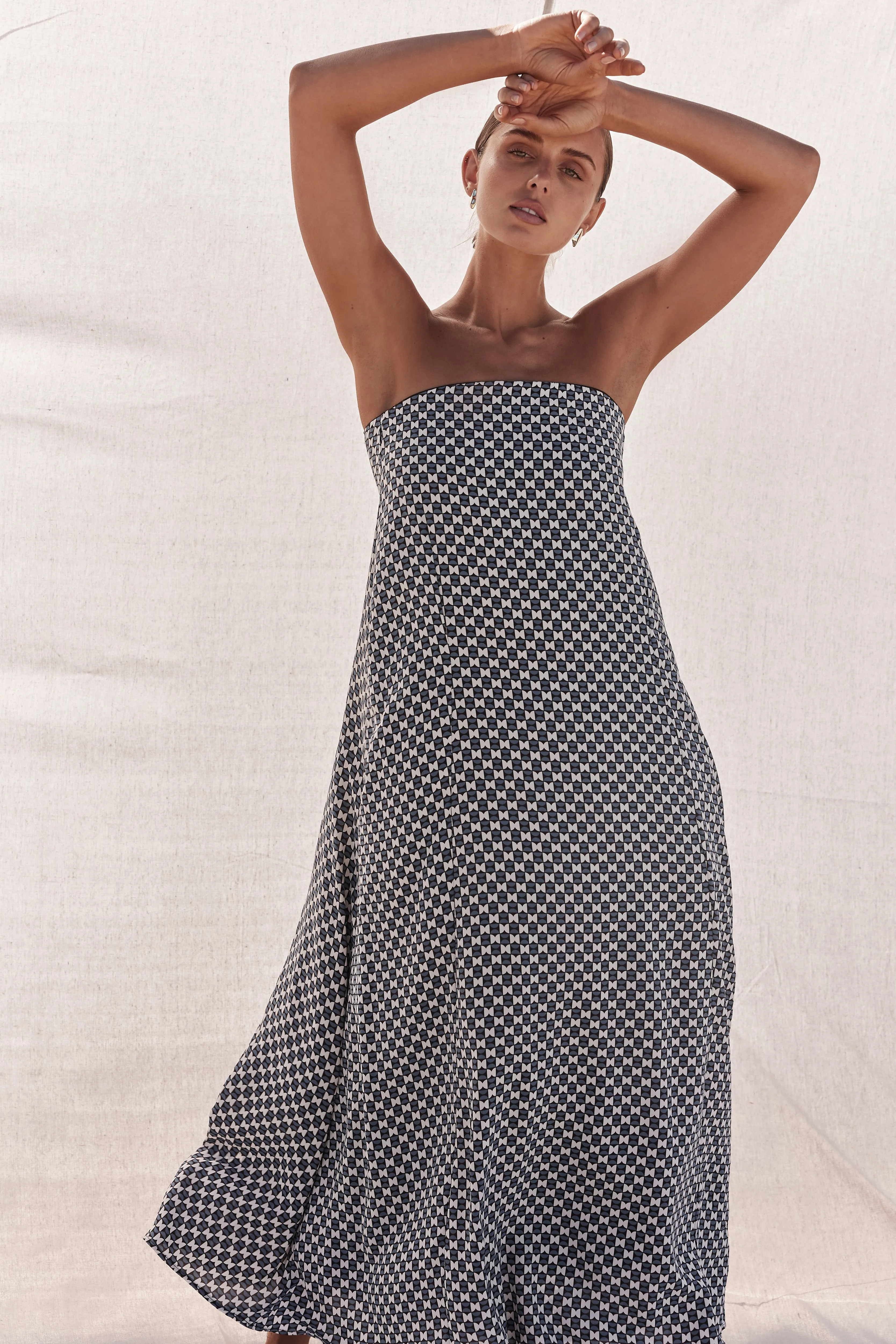 Kesia Maxi Dress (Blue) sold by Runway Scout product image thumbnail 4