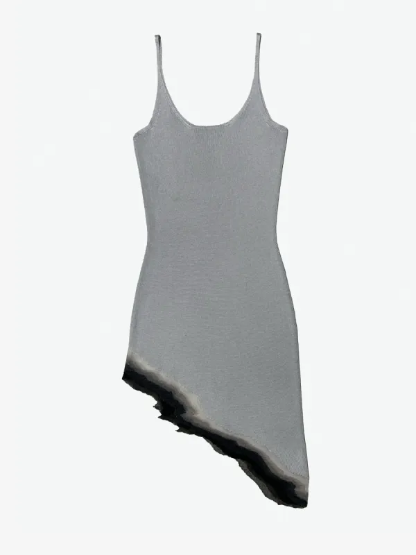 FLAME SLIT MINI DRESS - GREY sold by GRACE LING