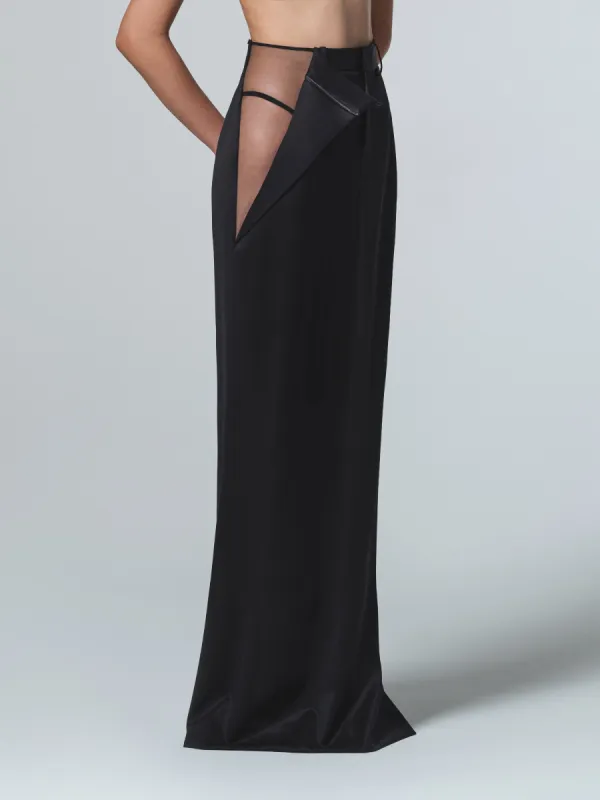 PEEK OPEN THIGH SKIRT sold by GRACE LING