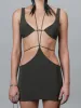 VERTEBRAE BRALETTE - MUTED OLIVE sold by GRACE LING
