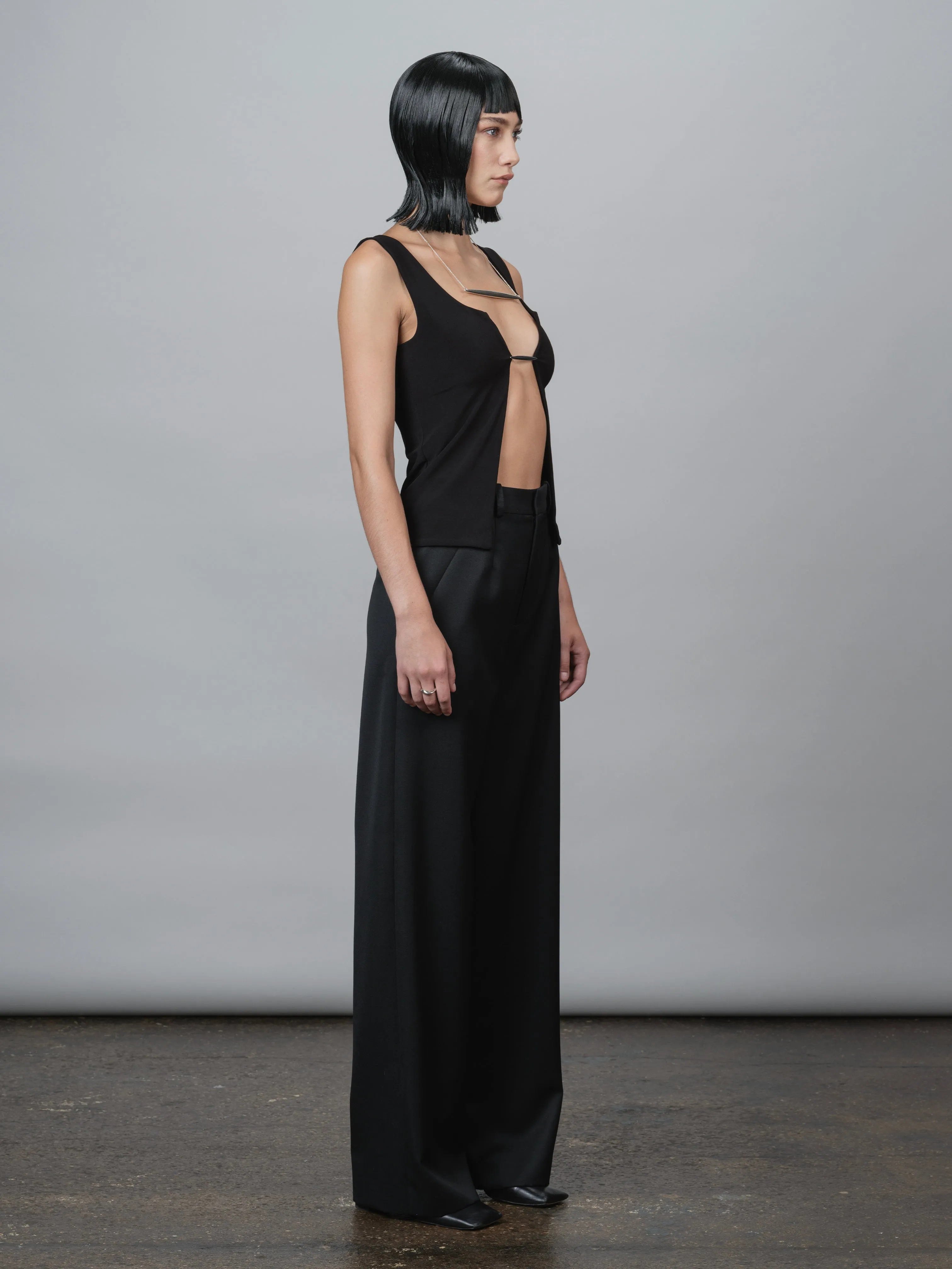 VERTEBRAE TANK TOP - BLACK sold by GRACE LING product image thumbnail 3