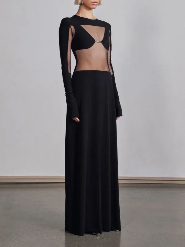 SQUARE CUT OUT (MAXI DRESS) sold by GRACE LING