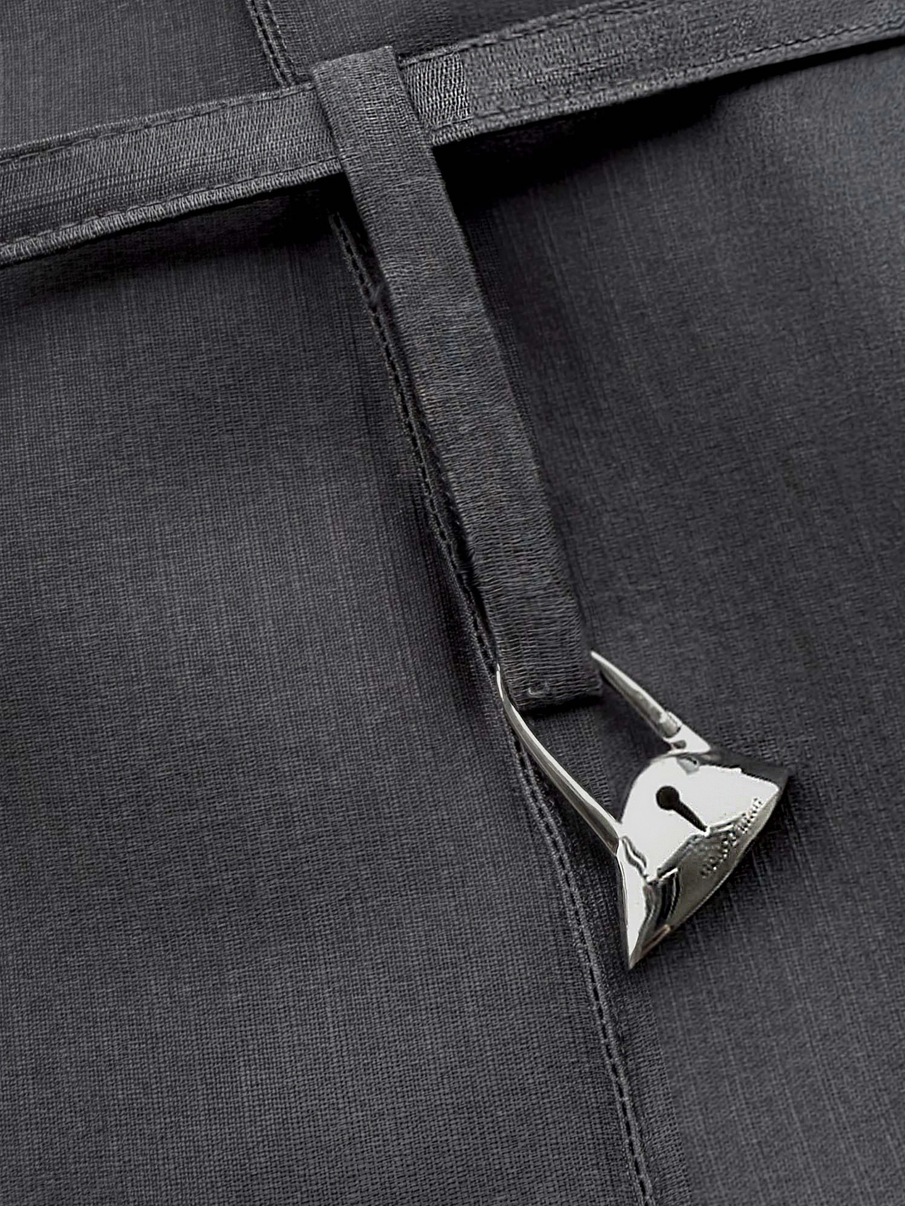 (PRE-ORDER) RELICS BELTED MINI SKIRT IN WOOL SILK sold by GRACE LING product image thumbnail 3