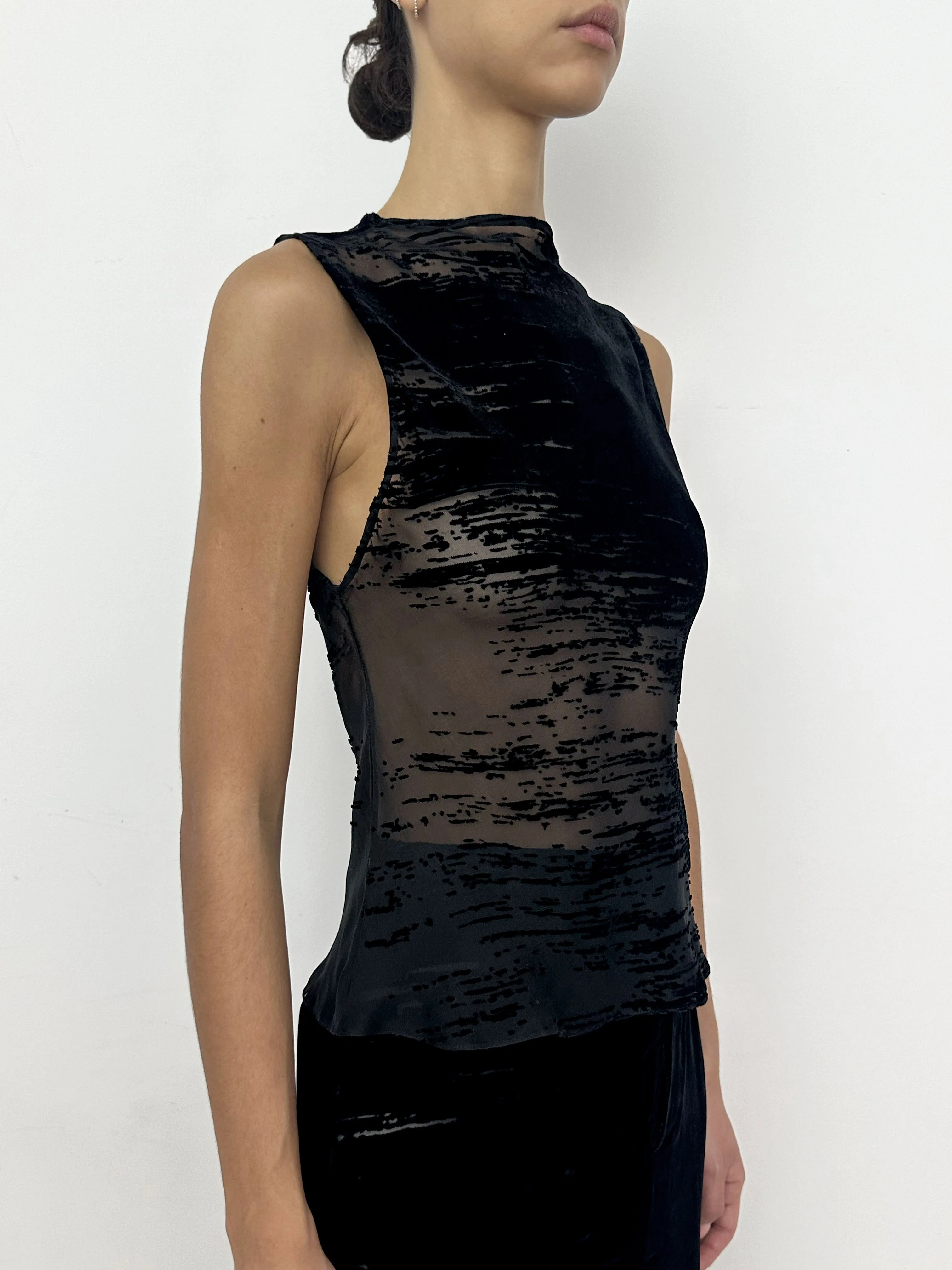 (SS26 PRE-ORDER) GLITCH BOATNECK TOP sold by GRACE LING product image thumbnail 3