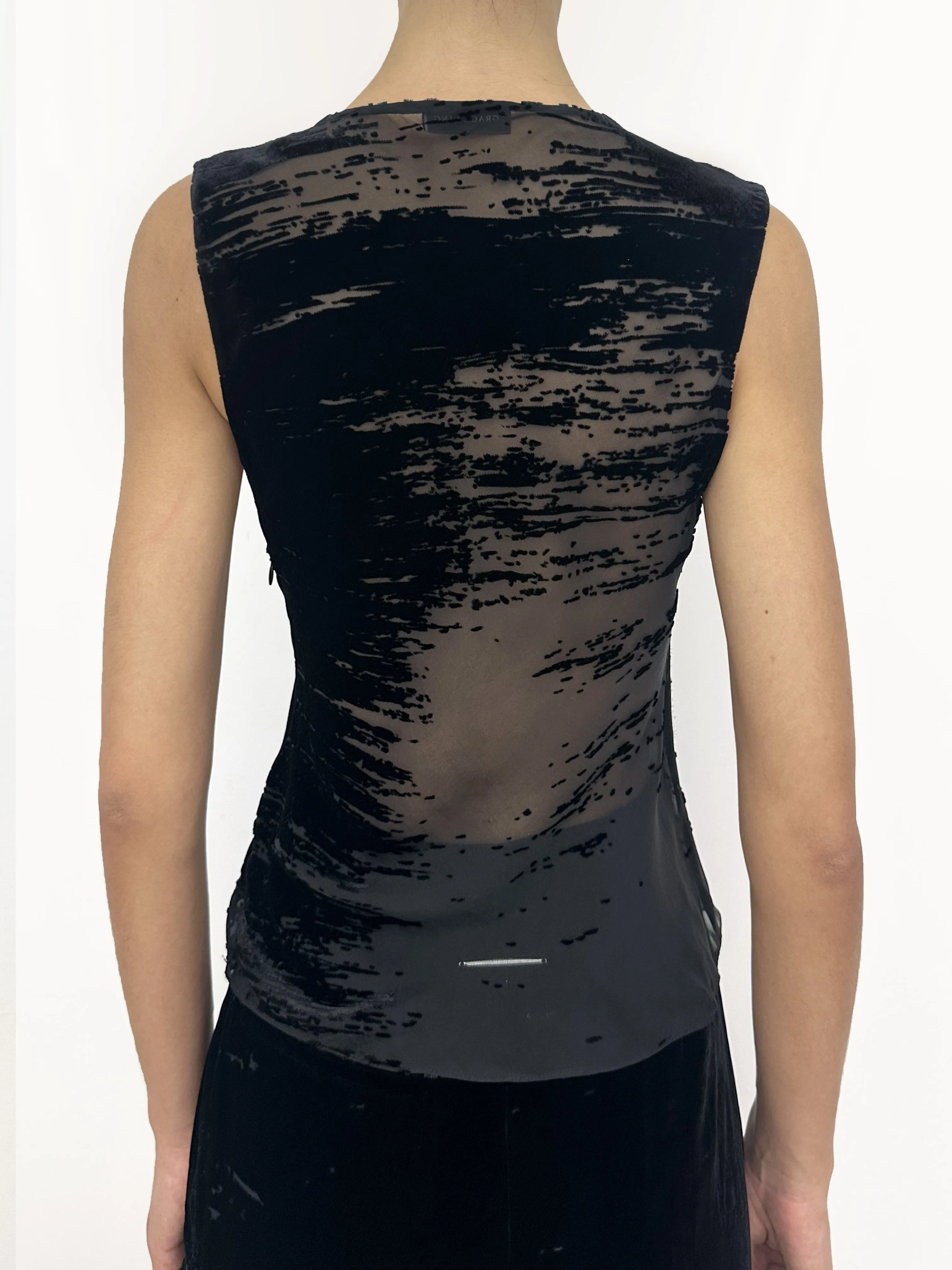 (SS26 PRE-ORDER) GLITCH BOATNECK TOP sold by GRACE LING product image thumbnail 4