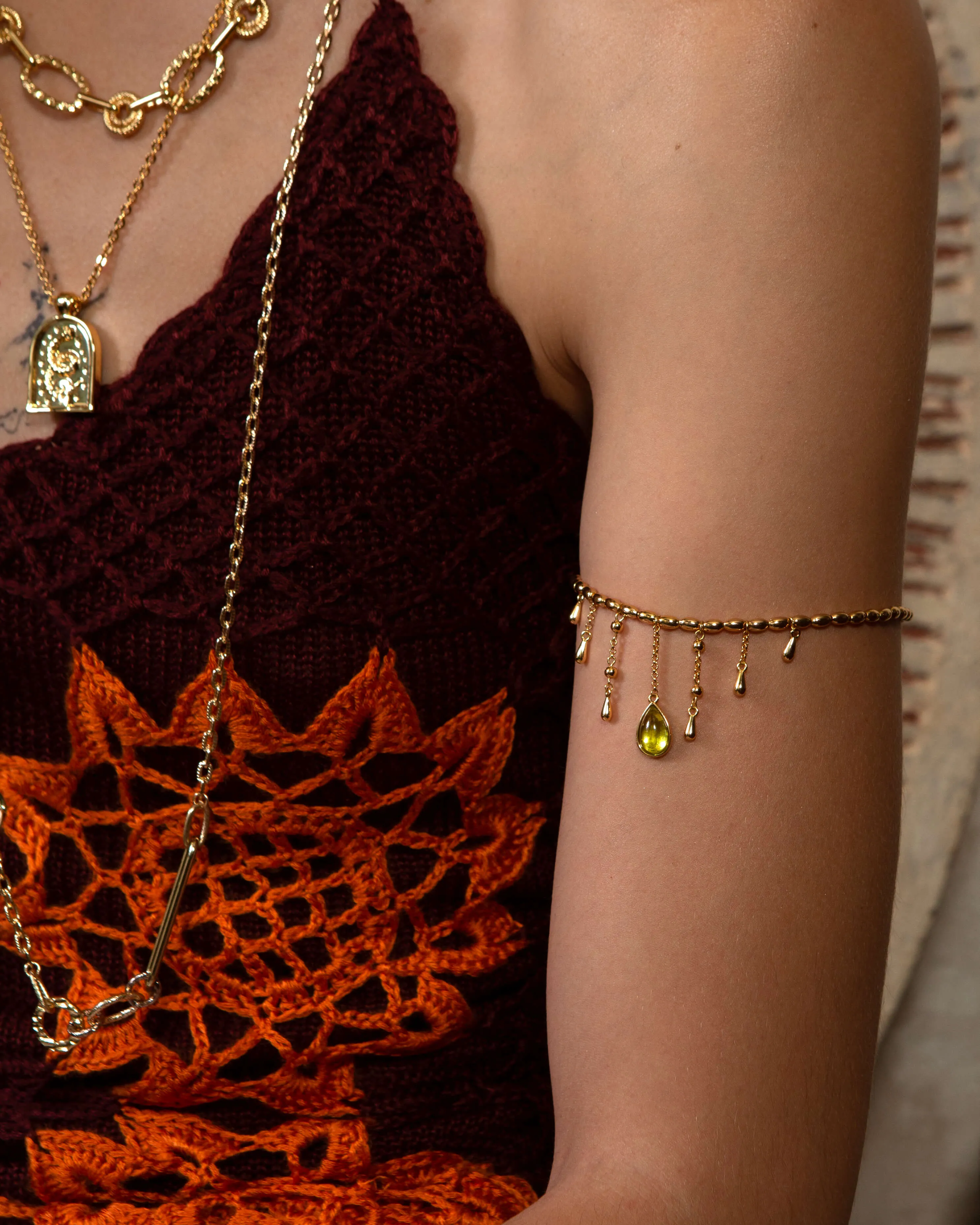 Waterdrop Arm Chain sold by En Route Jewelry product image thumbnail 3
