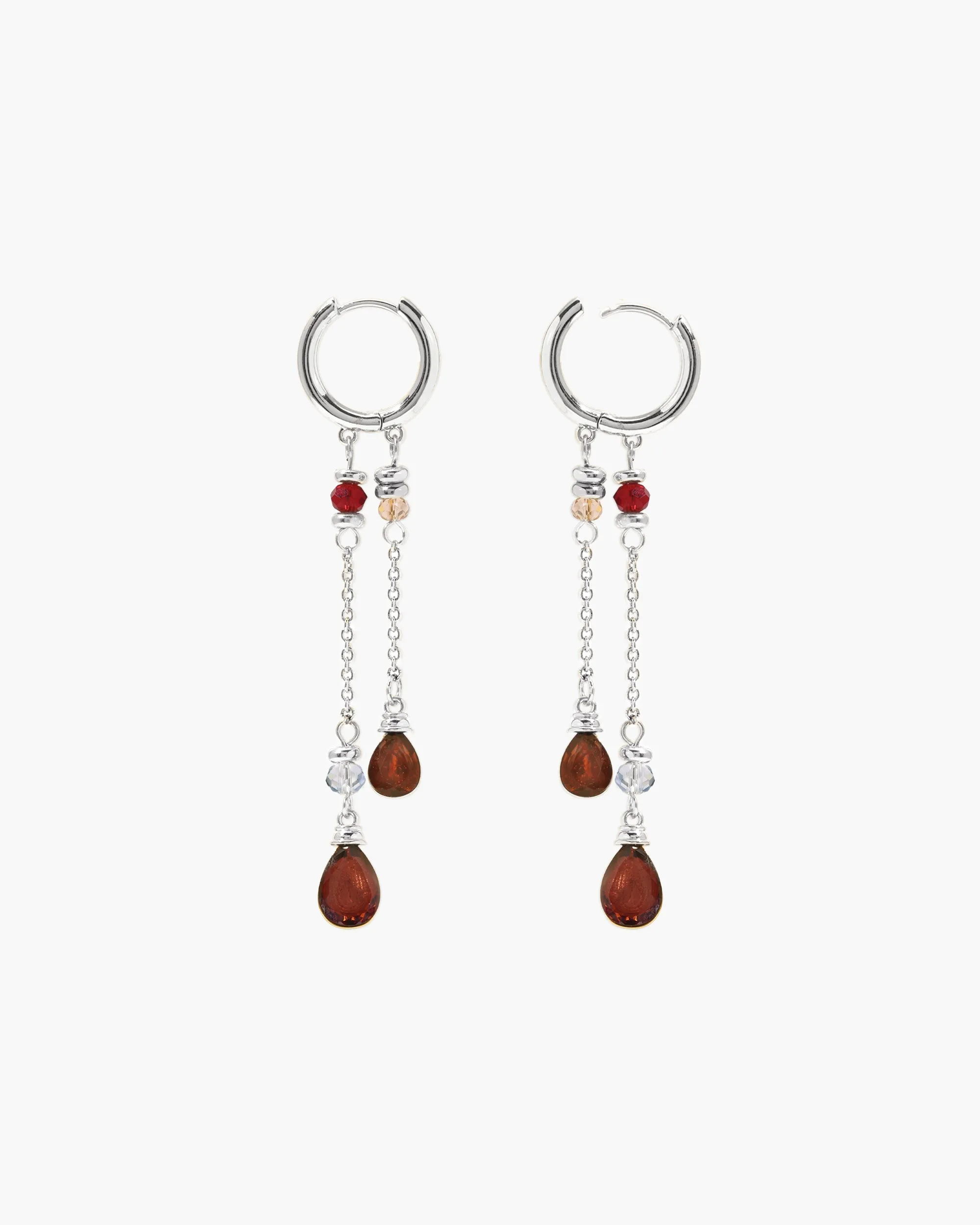 Silent Drop Earrings in Silver sold by En Route Jewelry product image thumbnail 3