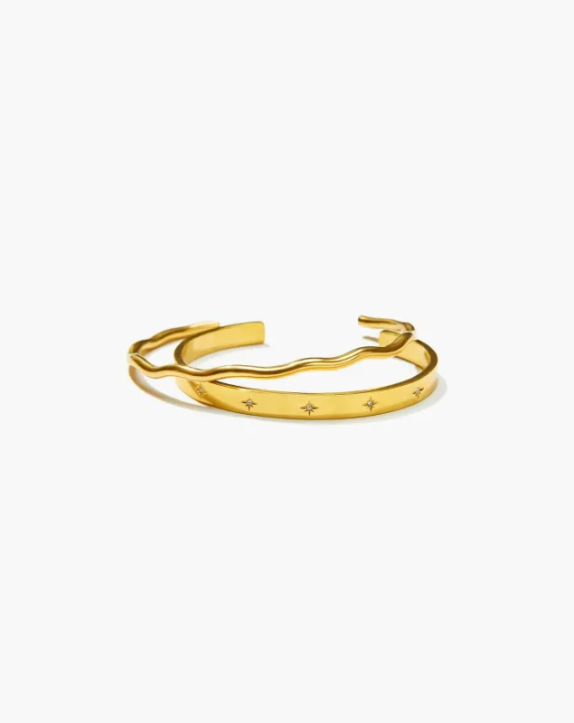 Sunset Bangle Set made by En Route Jewelry