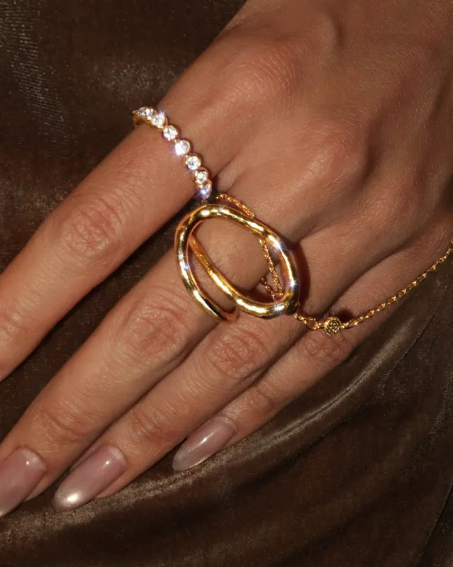 Sculptural Orbit Ring made by En Route Jewelry