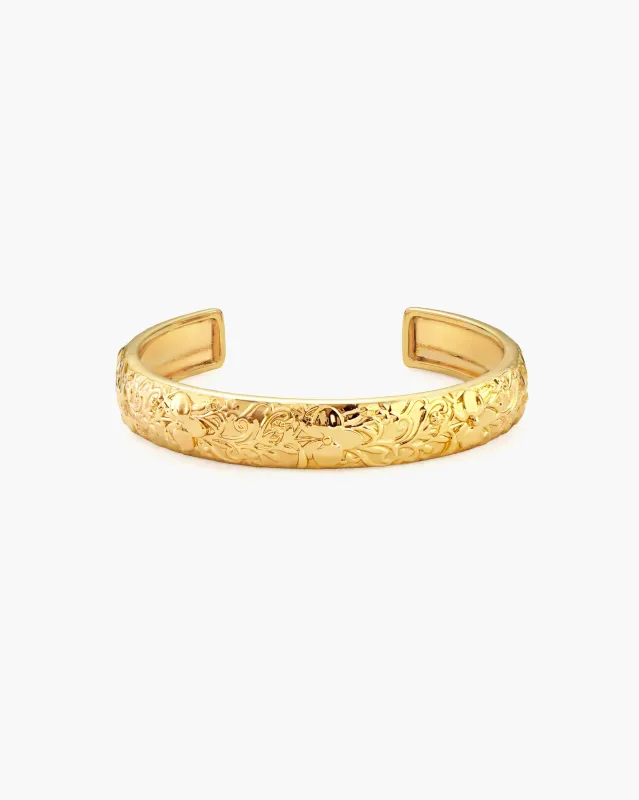 Serenade of Orchid Bangle made by En Route Jewelry