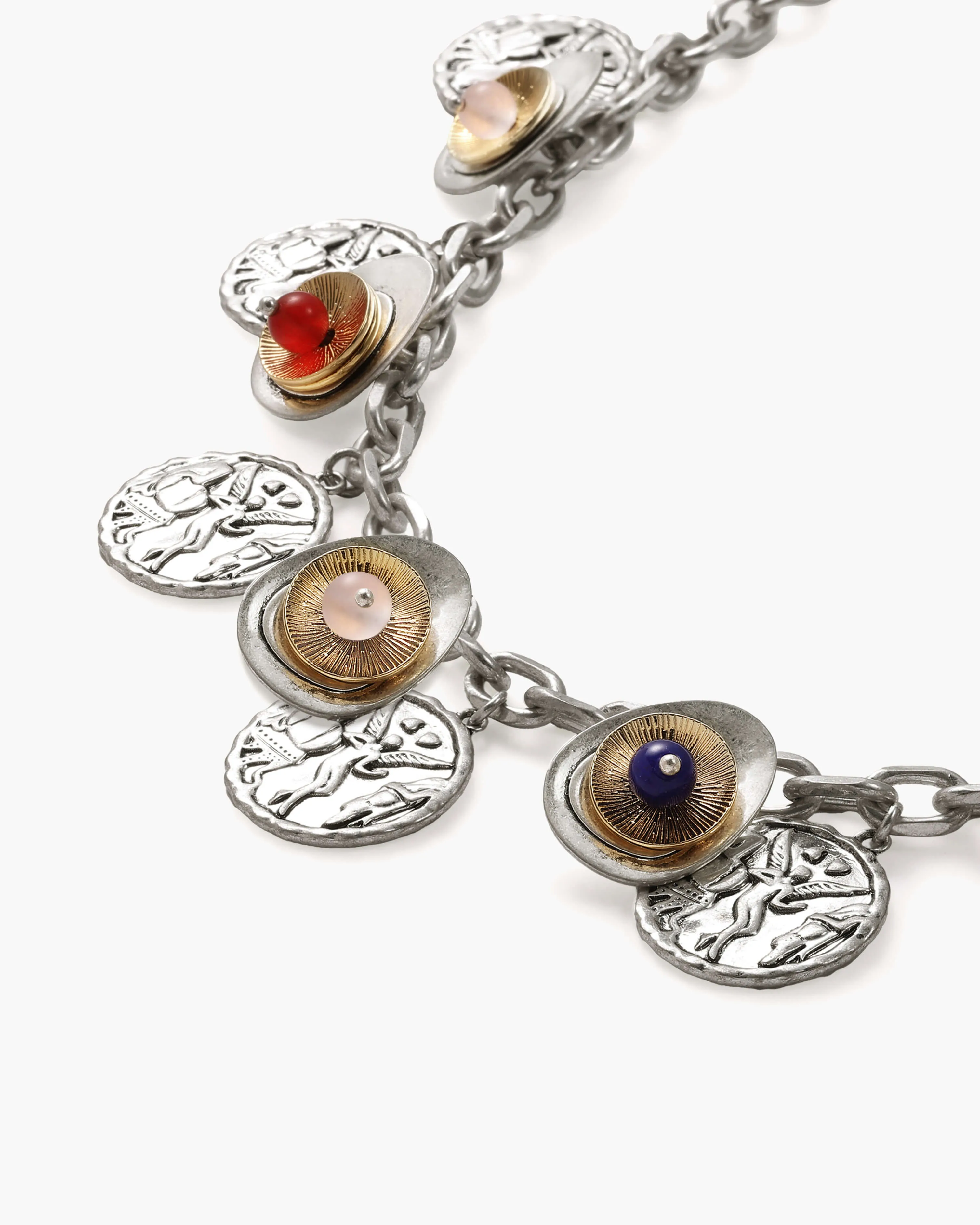 Eros Coin Necklace in Silver sold by En Route Jewelry product image thumbnail 3