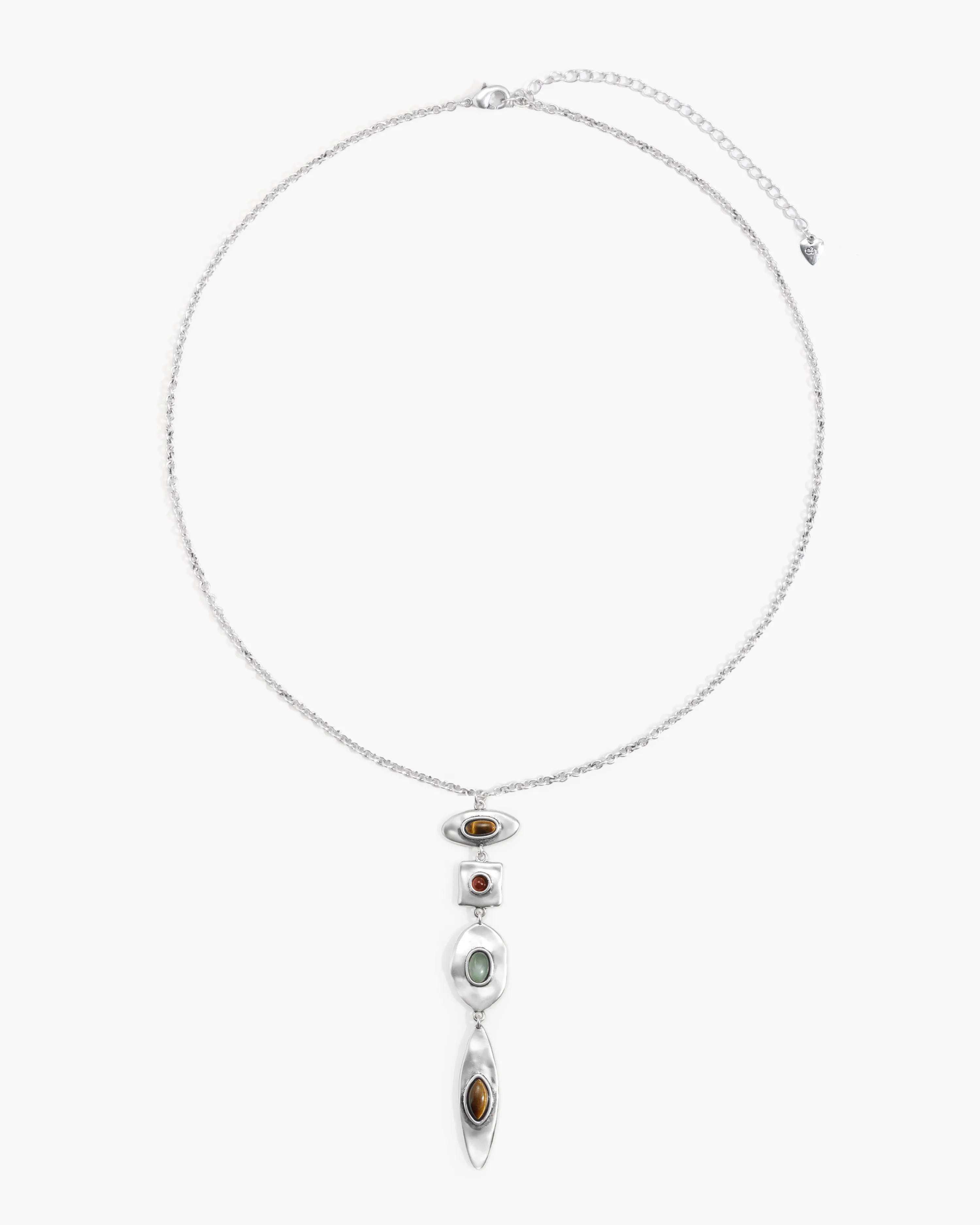 Petra Multi-Stone Drop Necklace sold by En Route Jewelry product image thumbnail 4