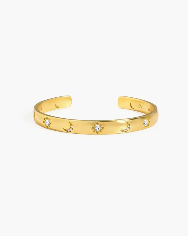 Solis Bangle made by En Route Jewelry