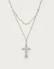 Everette Cross Necklace in Gold sold by En Route Jewelry