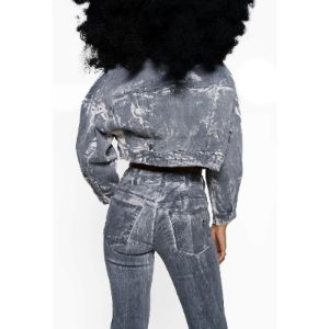 Eclipse Cropped Jacket (Oil Wash) sold by Karl Kani