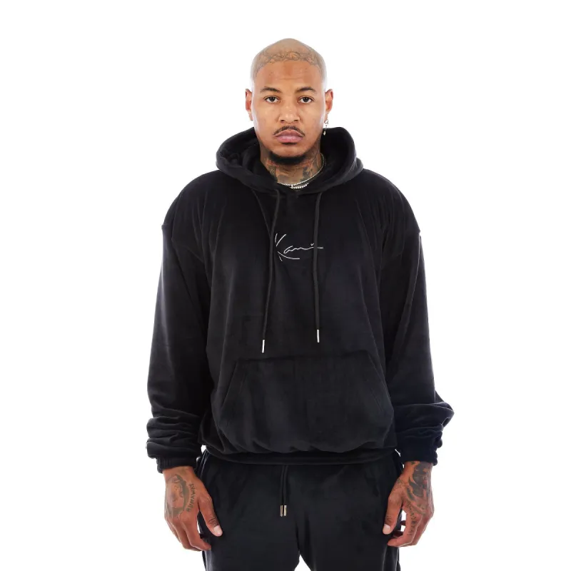 Chicago Velour Hoodie (Black) sold by Karl Kani