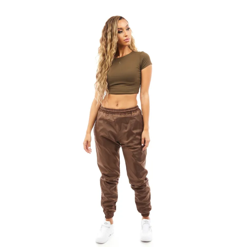 Utica Joggers (Brown) sold by Karl Kani