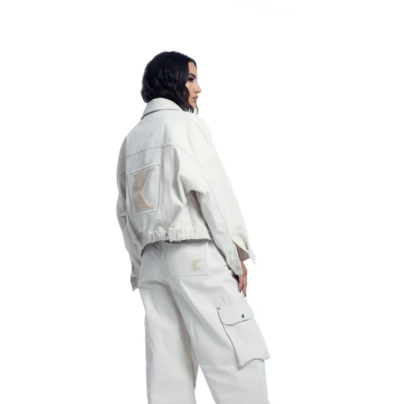 Concrete Rose Jacket (Natural) sold by Karl Kani